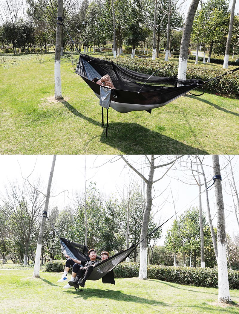Cheap Goat Tents 1 2 Person Outdoor Mosquito Net Parachute Hammock Camping Hanging Sleeping Bed Swing Portable Double Chair Hammock Tents 